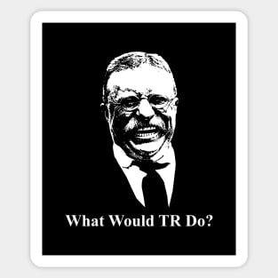 What Would TR Do? Teddy Roosevelt Design Sticker